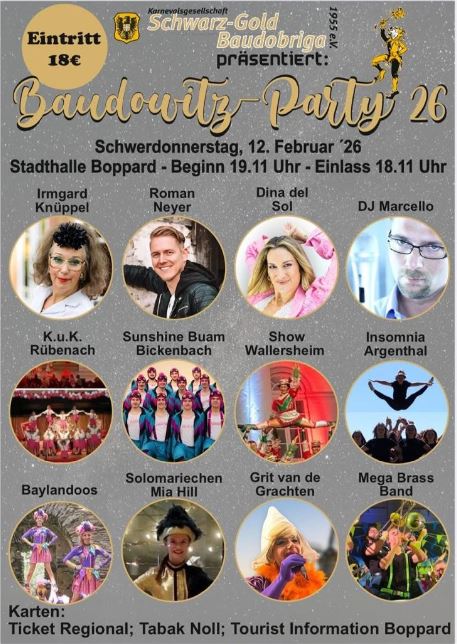 Baudowitz Party der KG Schwarz-Gold Baudobriga 1955 e.V.